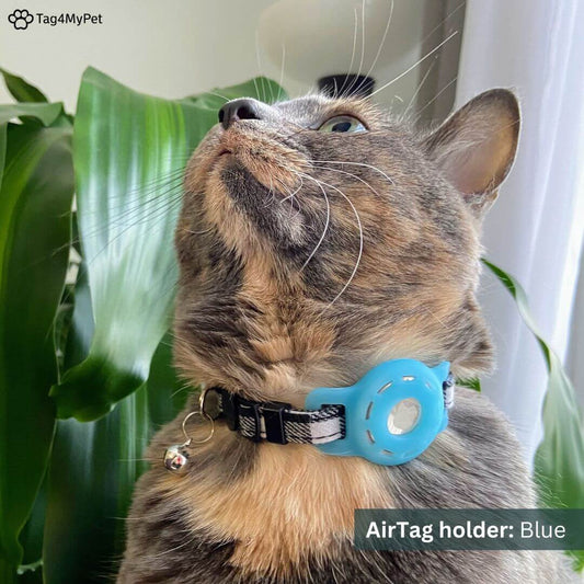 AirTag® Holder for Small Pet Collars (12 Colors) - Sized for Cats + Small Dogs