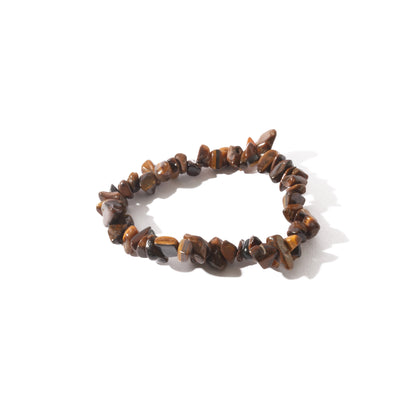 Gold Tiger's Eye Bead Bracelet