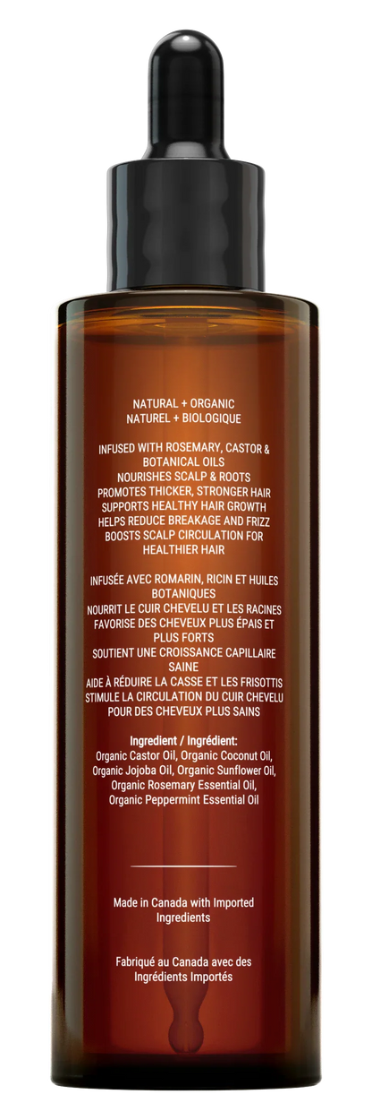 Canadian Grace Rosemary + Castor Hair Oil  - The Ultimate Root Revival