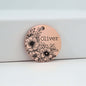 Flower Oliver Engraved - Pet ID Tag