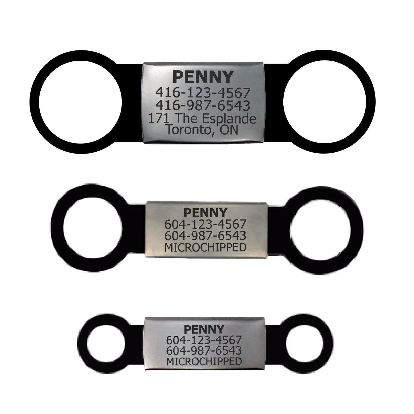 Custom Dog Collars Calavera Engraved - Pet ID Tag