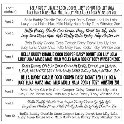 Flower Oliver Engraved - Pet ID Tag