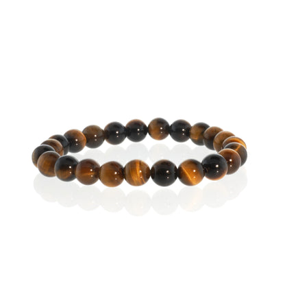 Gold Tiger's Eye Bead Bracelet