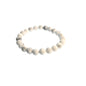 Howlite White Bead Bracelet