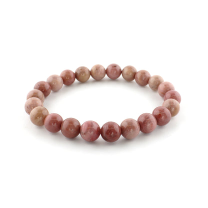 Rhodonite Bead Bracelet
