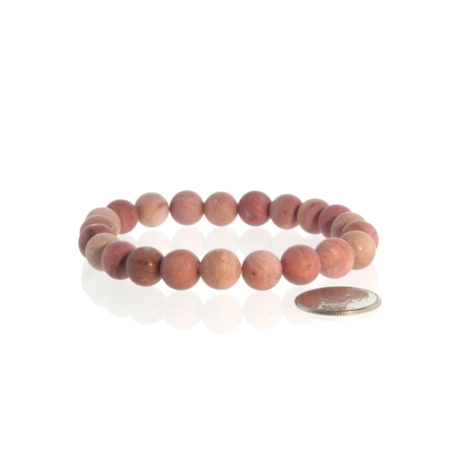 Rhodonite Bead Bracelet