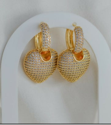 Versatile Heart Earring - Large