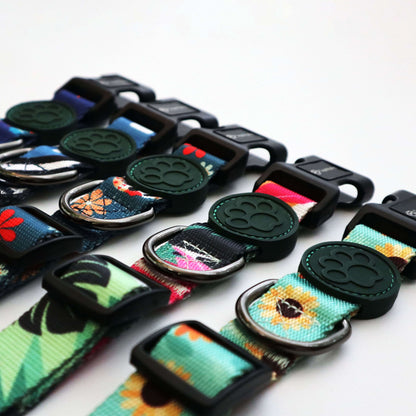 Custom Dog Collars Calavera Engraved - Pet ID Tag